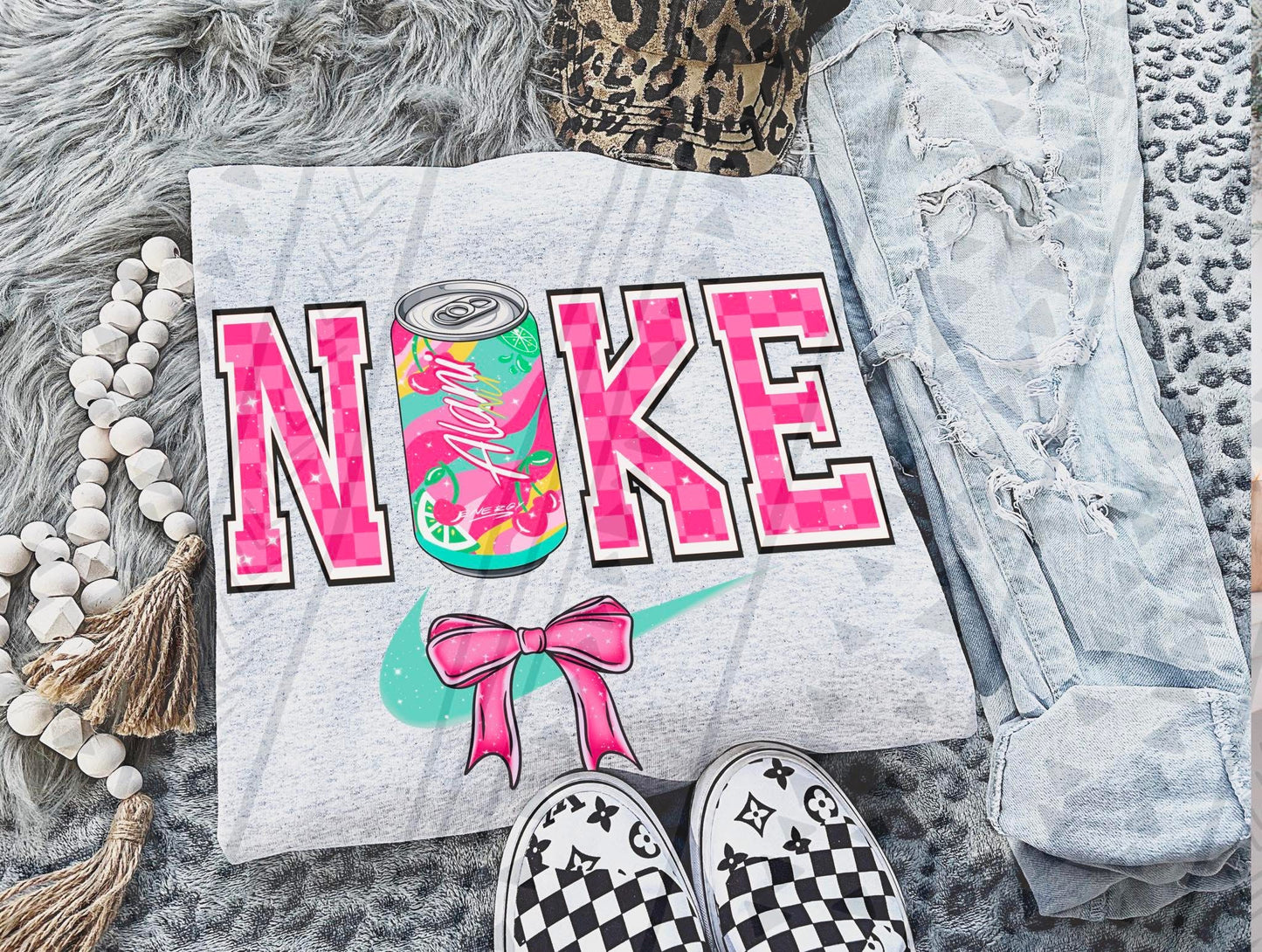 Alani Tropical Swoosh DTF Transfer