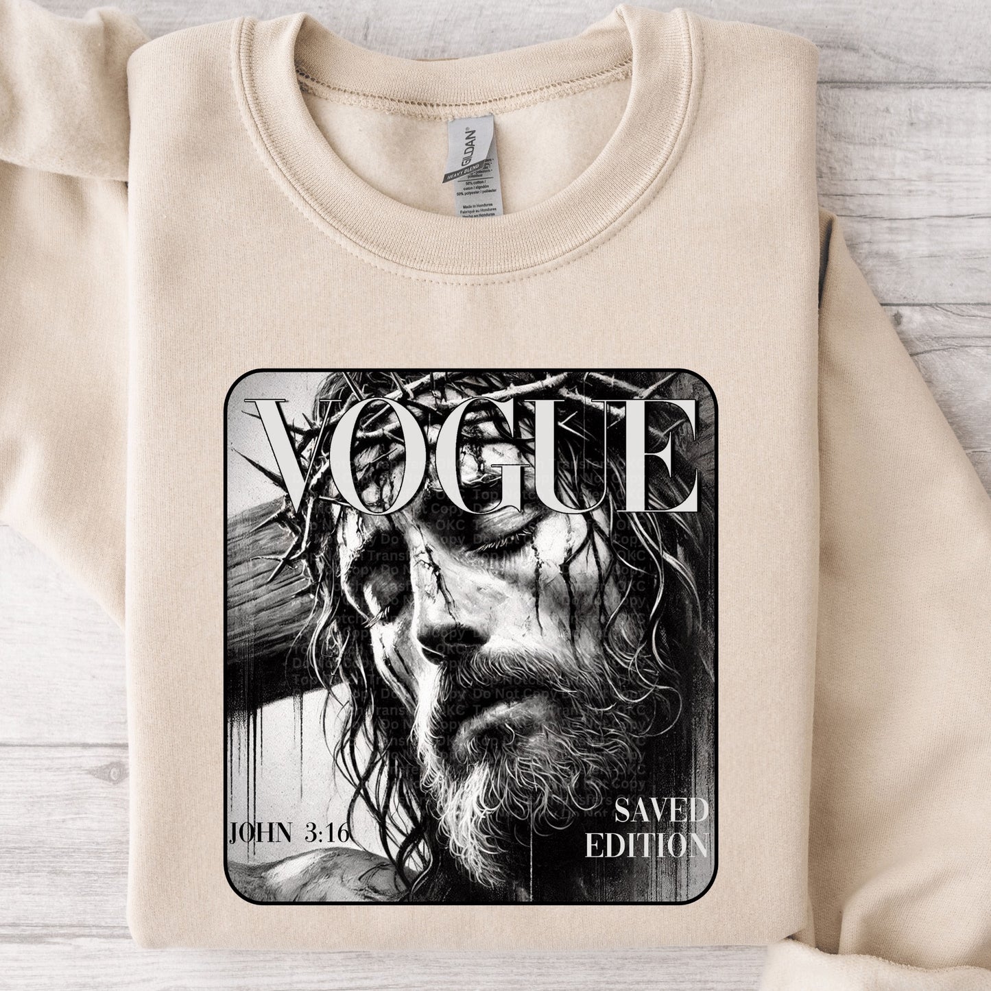 Vogue SAVED Edition DTF Transfer