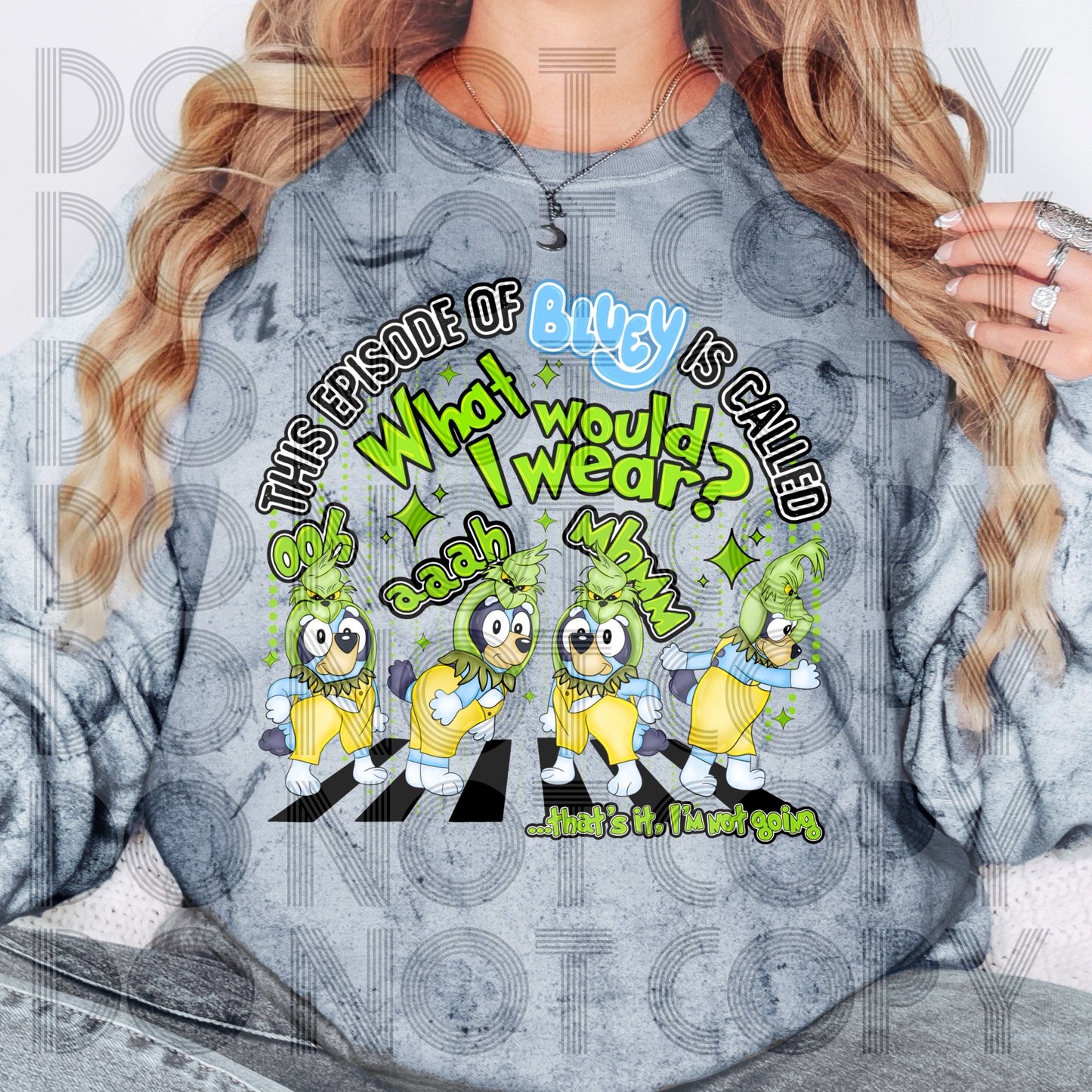 What would I wear? Blue Heeler DTF Transfer