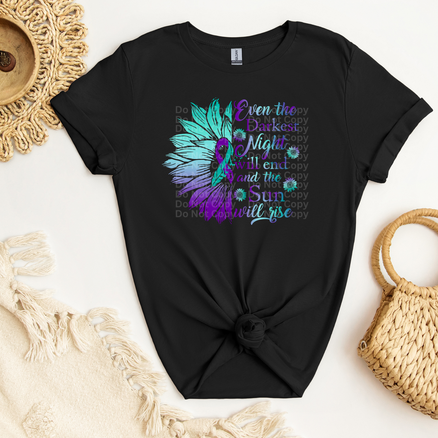 Even the Darkest Night DTF Transfer