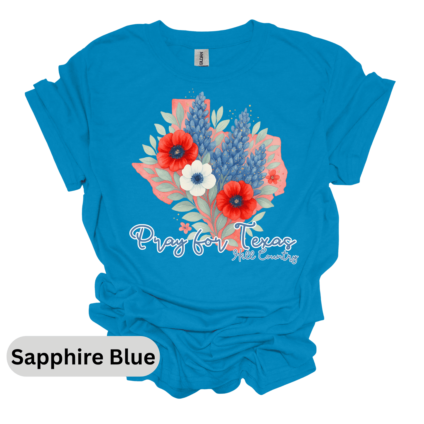 Pray for Texas Bluebonnets T-Shirt