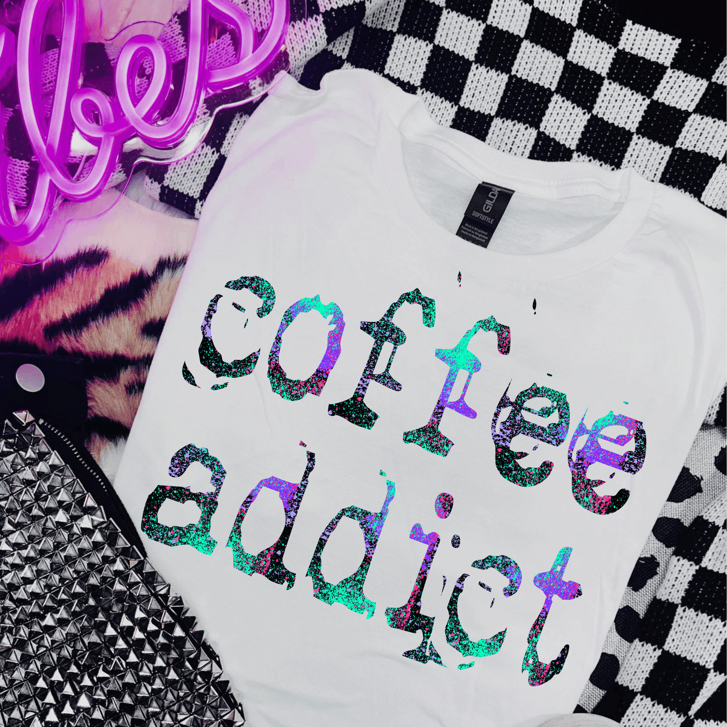 coffee addict DTF Transfer