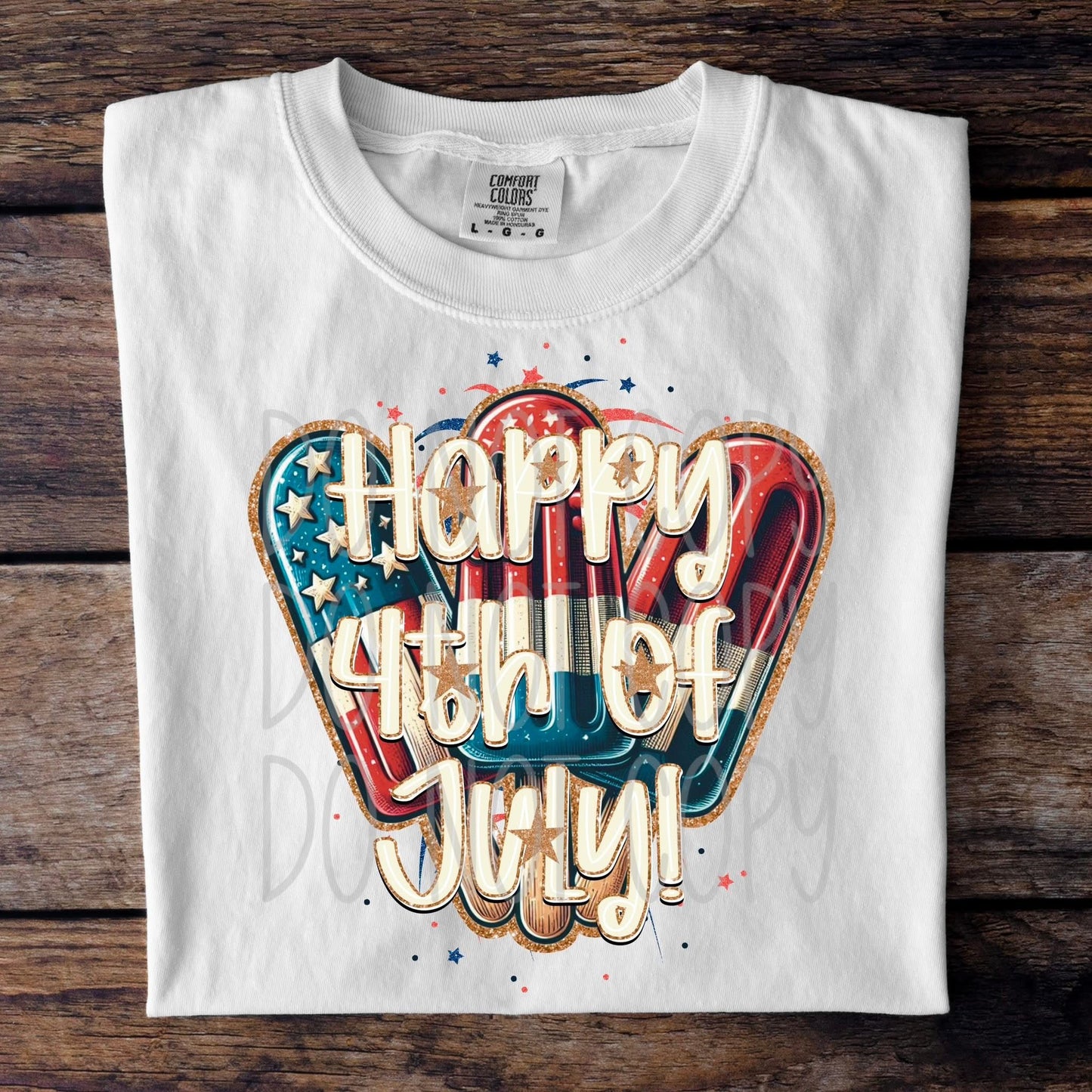 Happy 4th Of July DTF Transfer