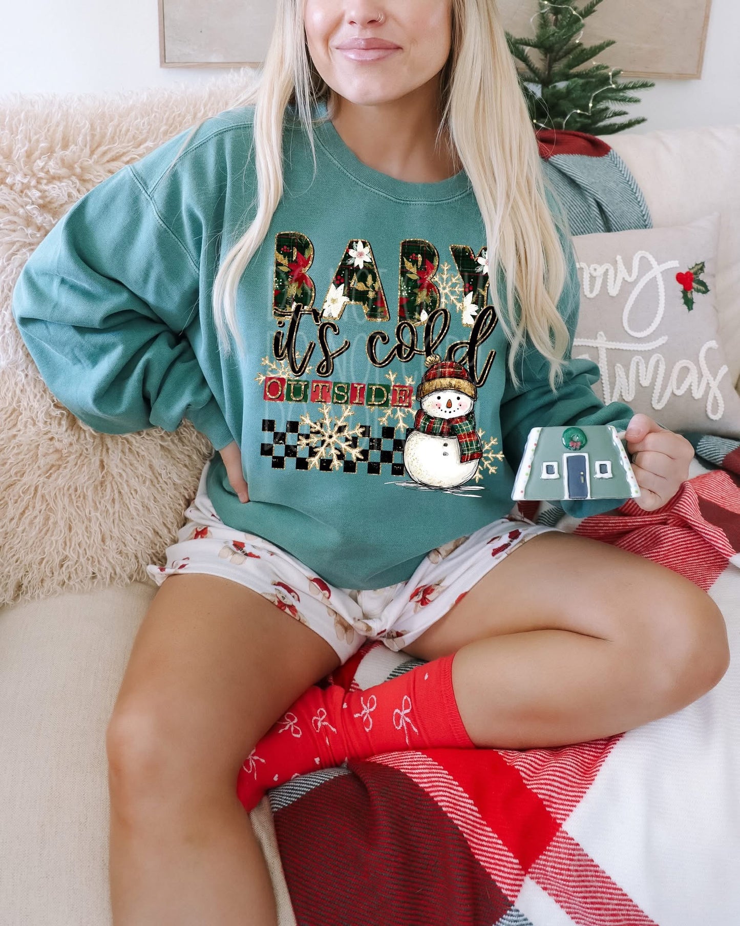 Baby It's Cold Outside Christmas DTF Transfer