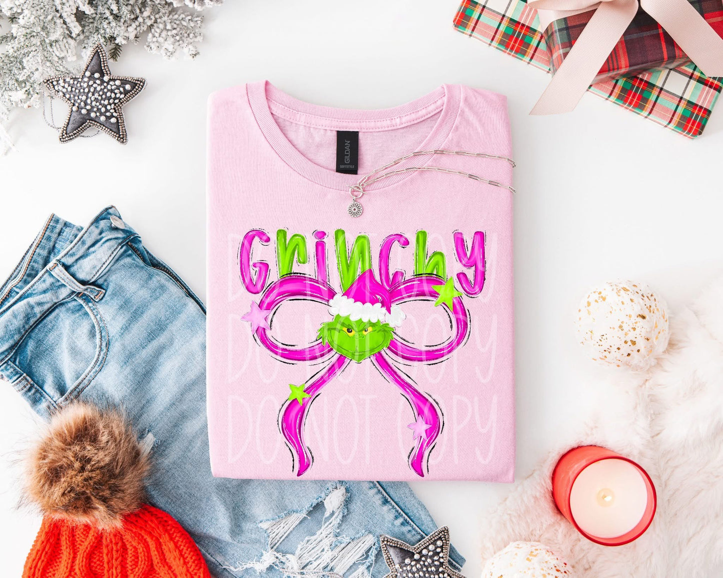 Grinchy DTF Transfer