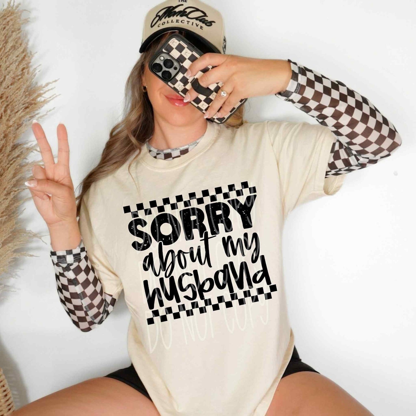 Sorry About My Husband DTF Transfer