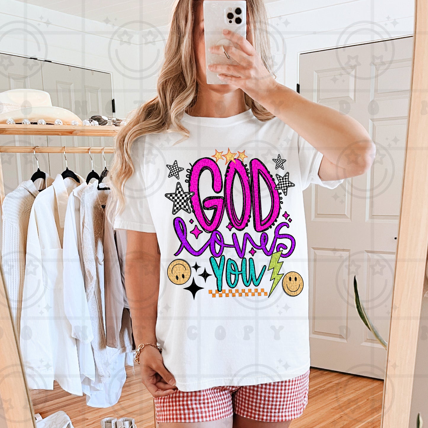 God Loves You - DTF Transfer