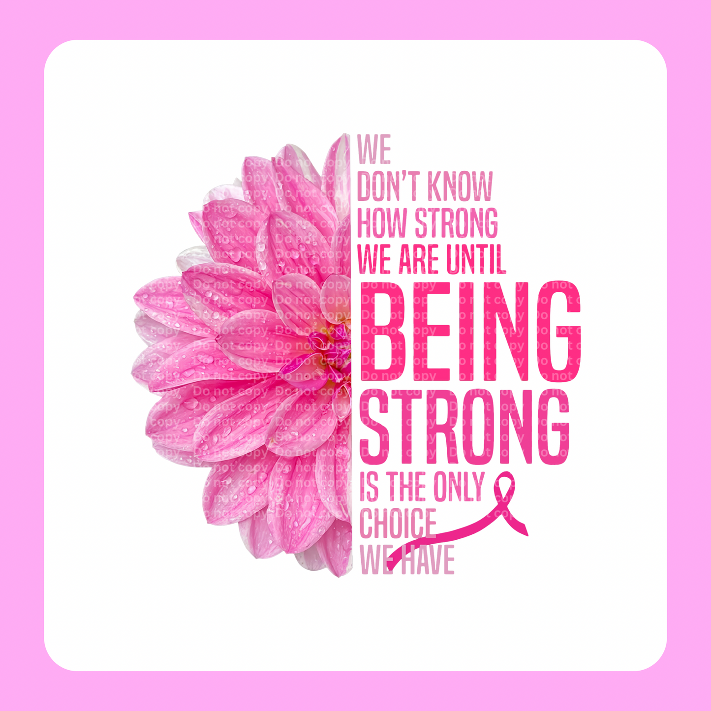 Being Strong DTF Transfer