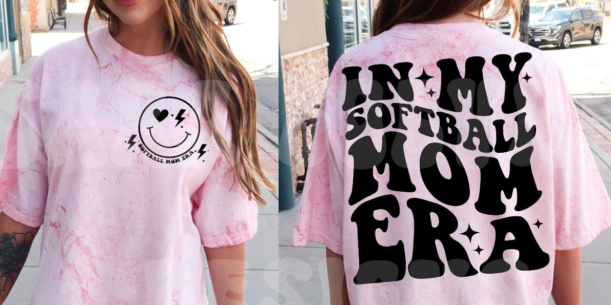 In my Softball Mom Era DTF Transfer