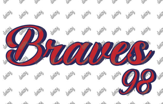 Braves DTF Transfer