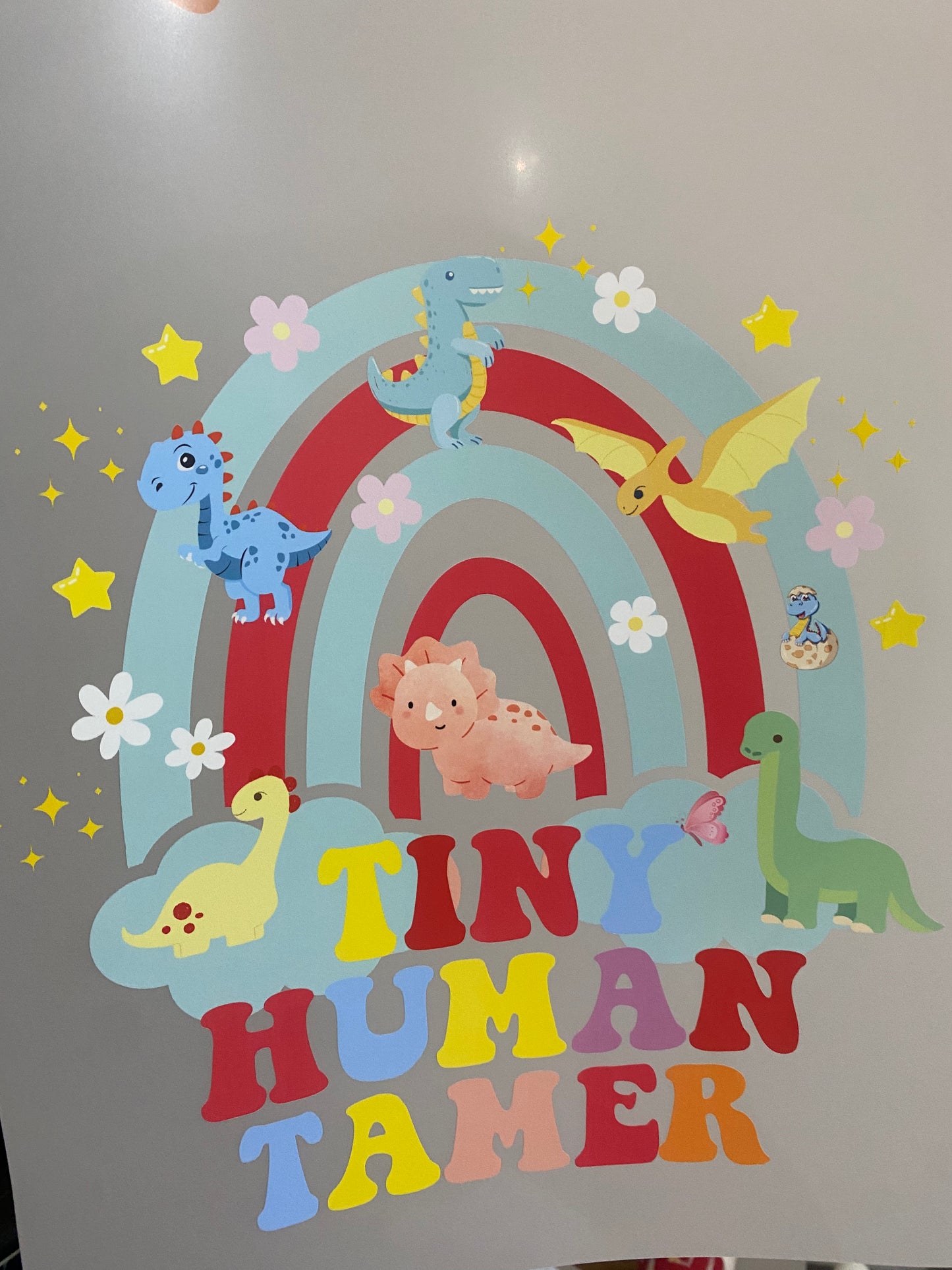 Tiny Human Tamer DTF Transfer