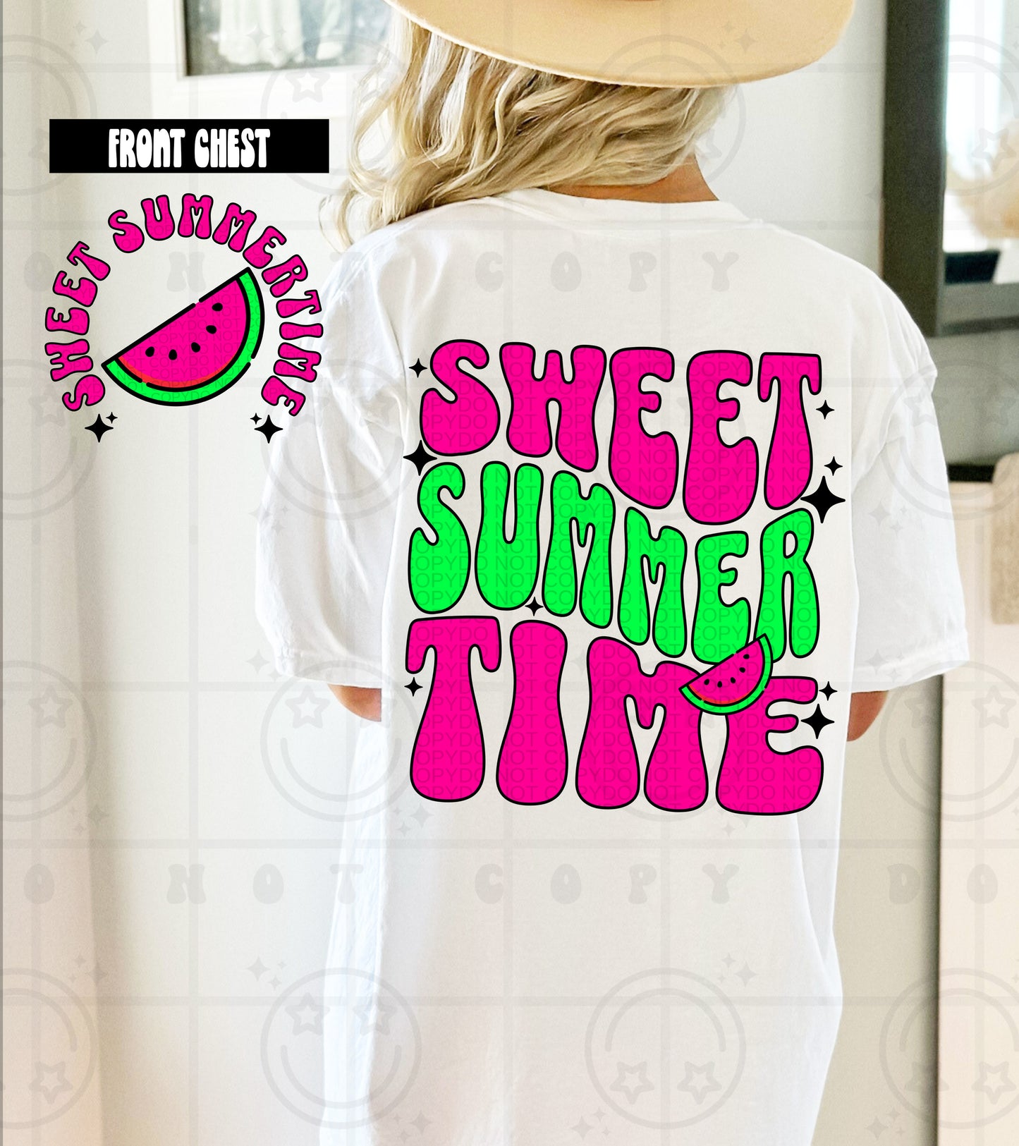 Sweet Summer Time DTF Transfer