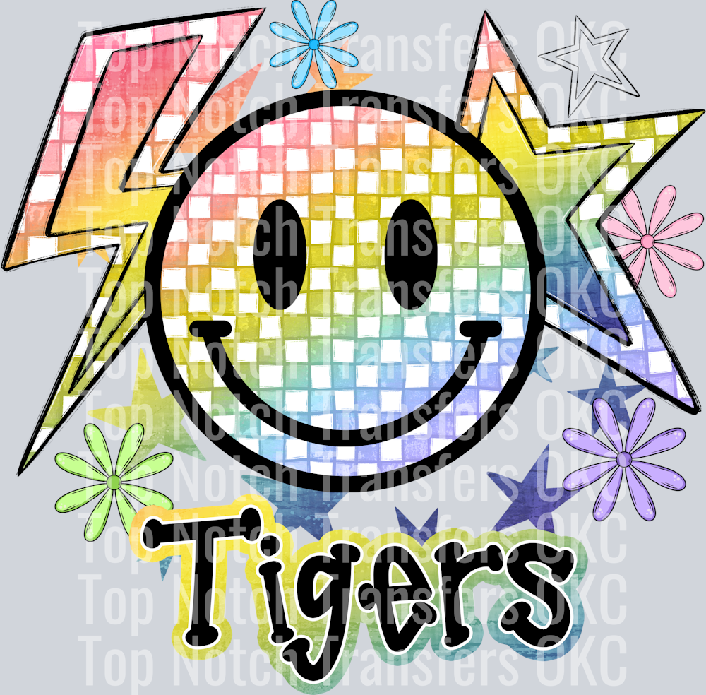 SMILEY RAINBOW Tigers