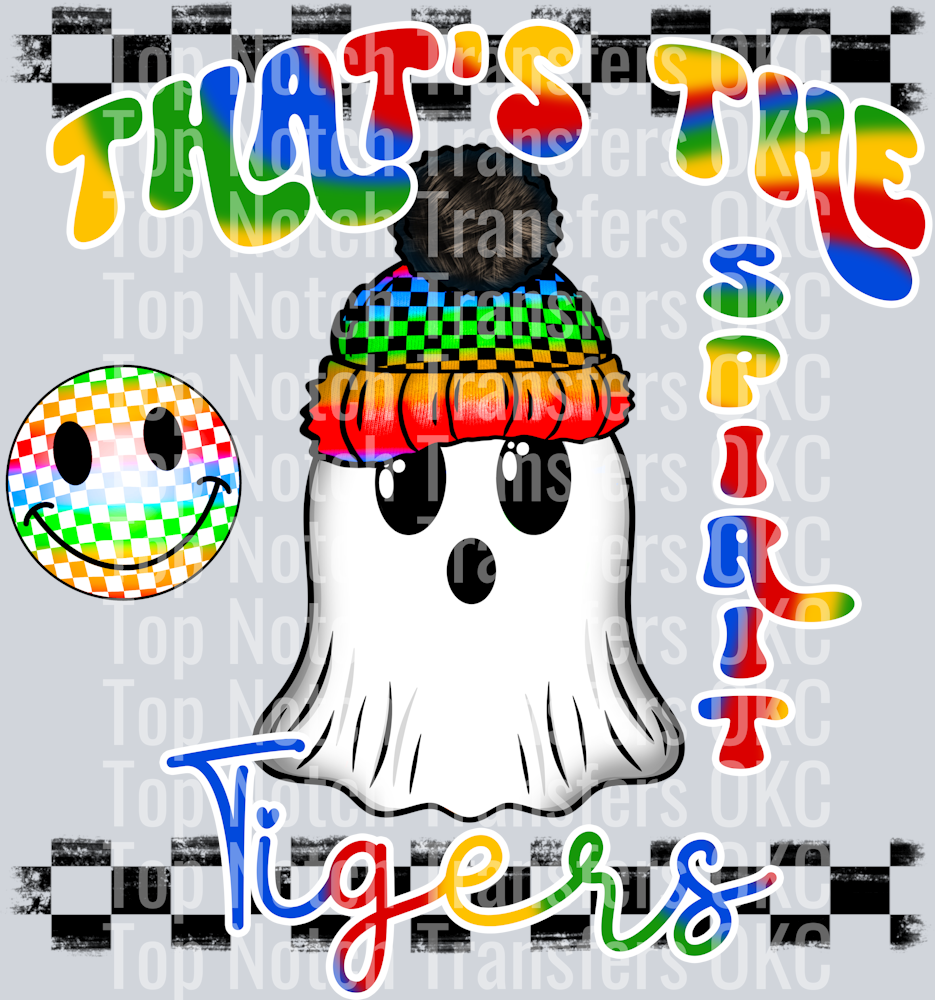 thats the spirit rainbow Tigers