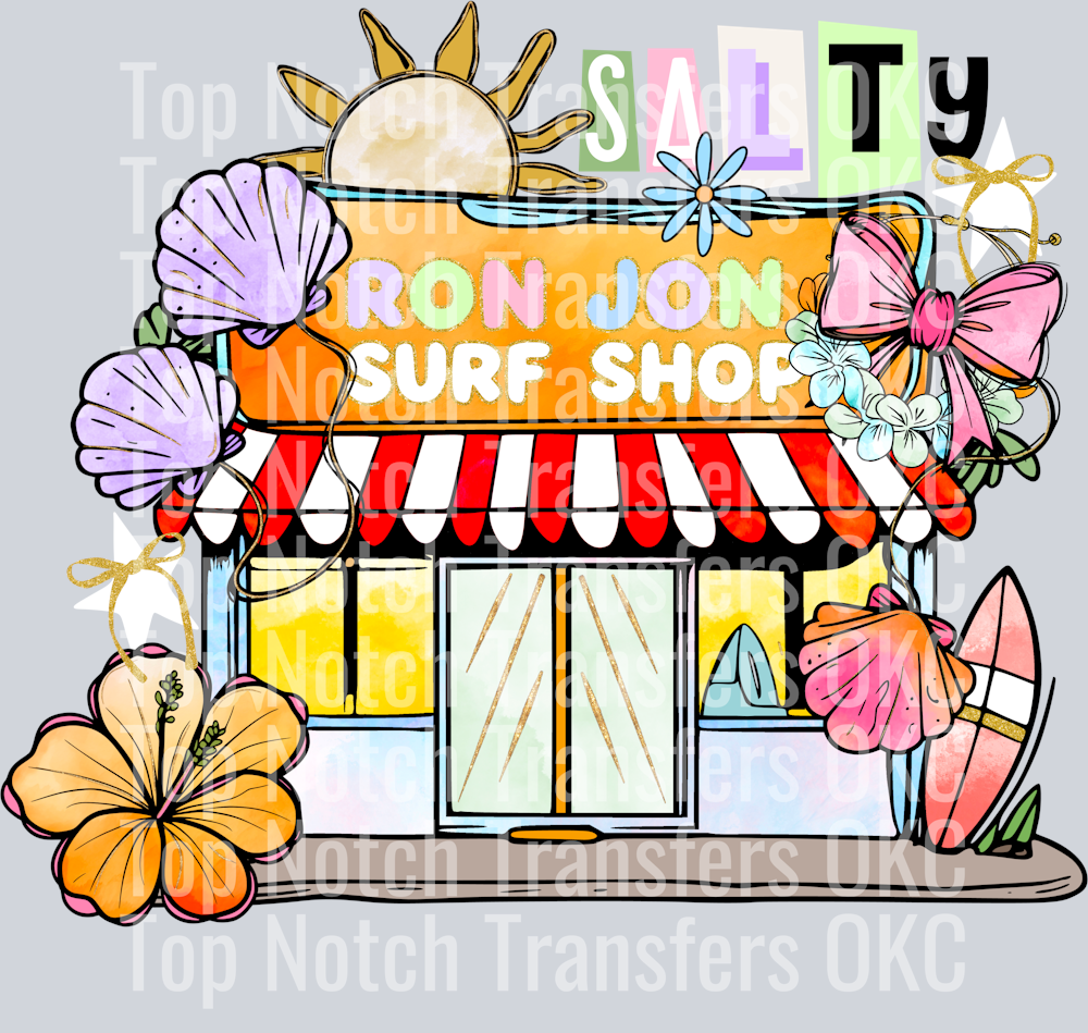 RJ Surf Shop DTF Transfer