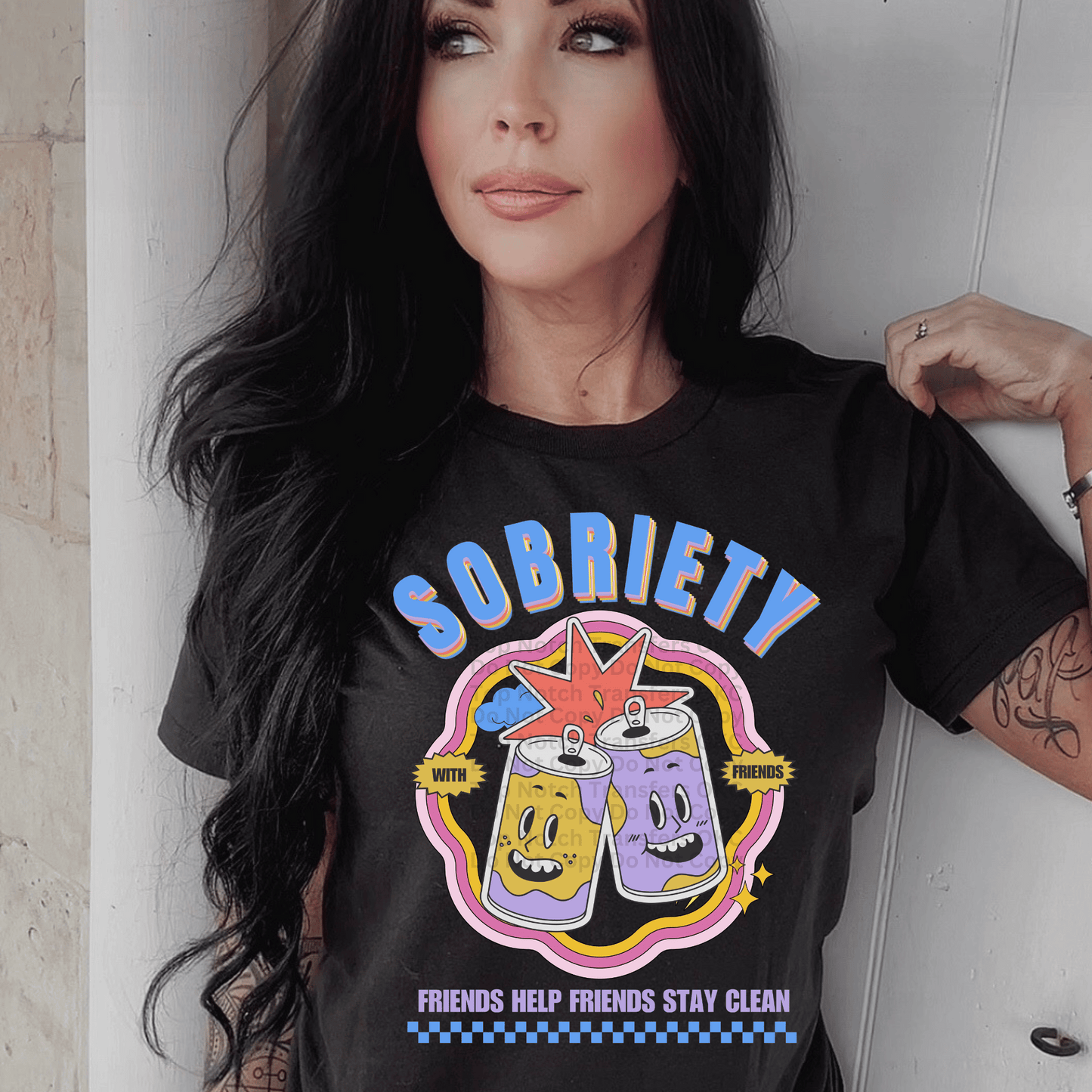 Sobriety With Friends DTF Transfer