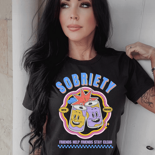 Sobriety With Friends DTF Transfer