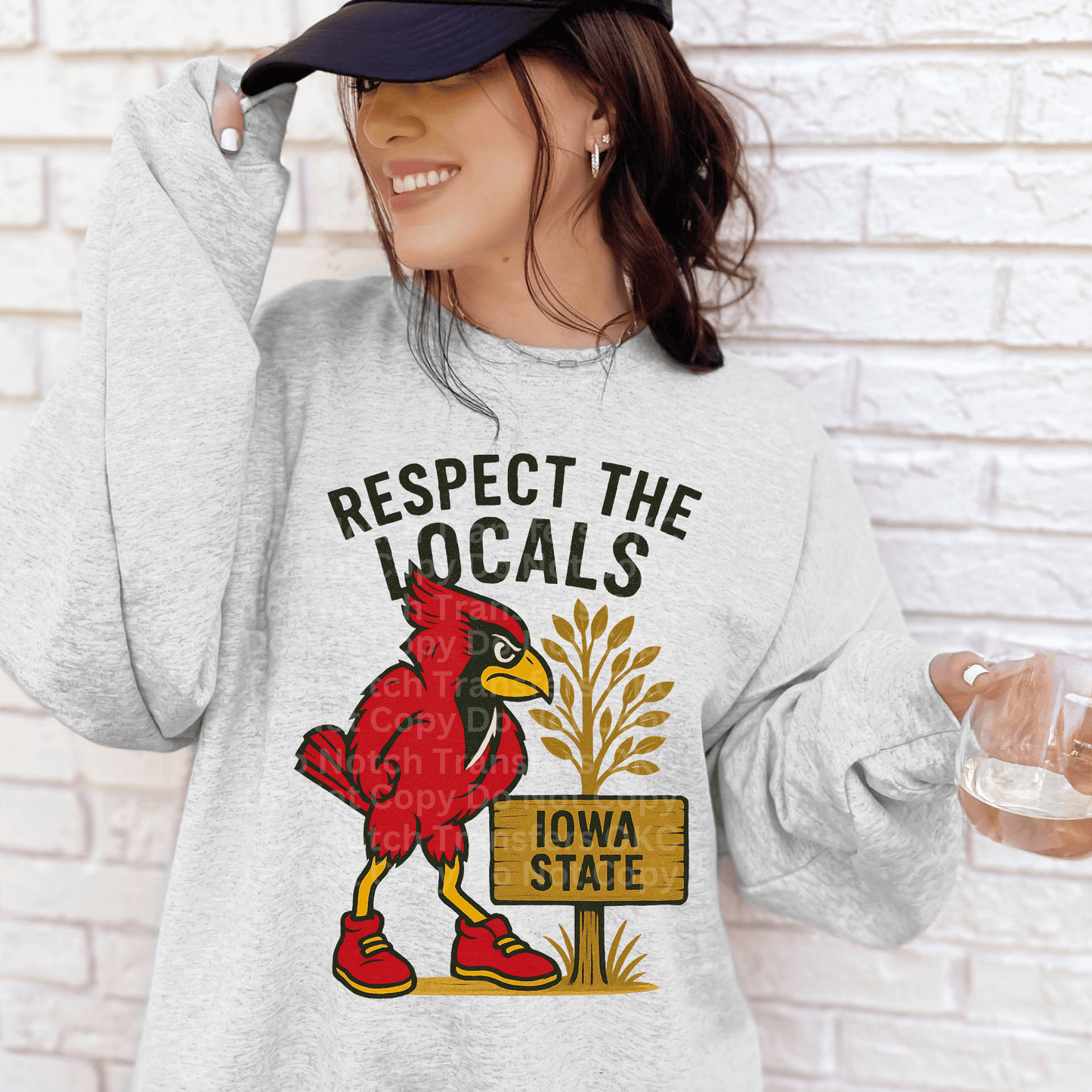 Respect The Locals- IOWA State DTF Transfer