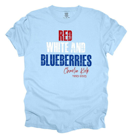 Red White And Blueberries DTF Transfer