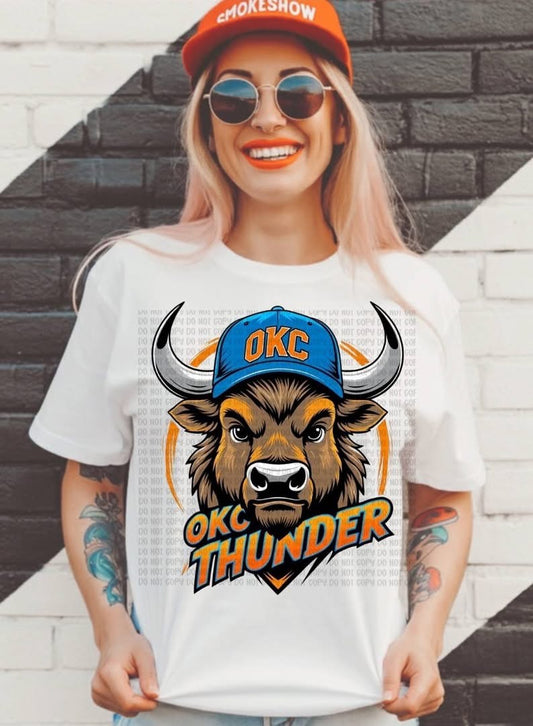 OKC Bison DTF Transfer