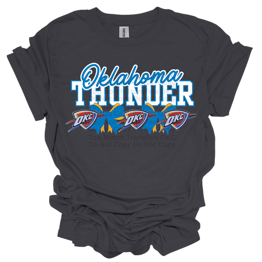 Oklahoma Thunder DTF Transfer