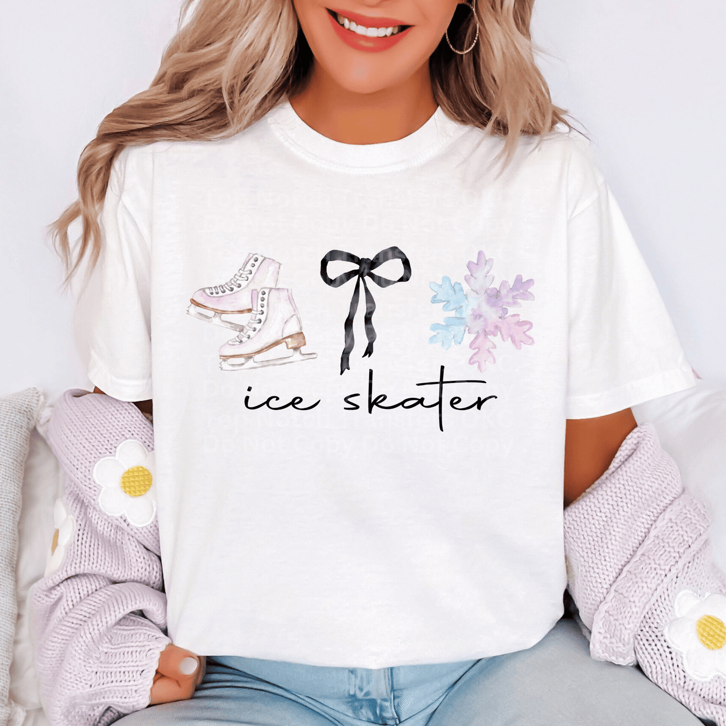 Ice Skater DTF Transfer