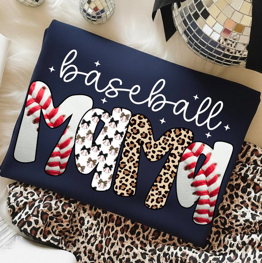 Baseball Mama DTF Transfer