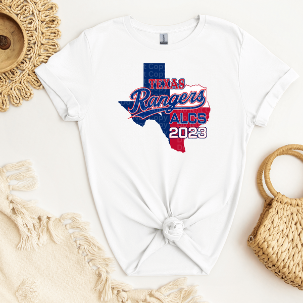 TR ALCS 2023 RWB Texas DTF Transfer