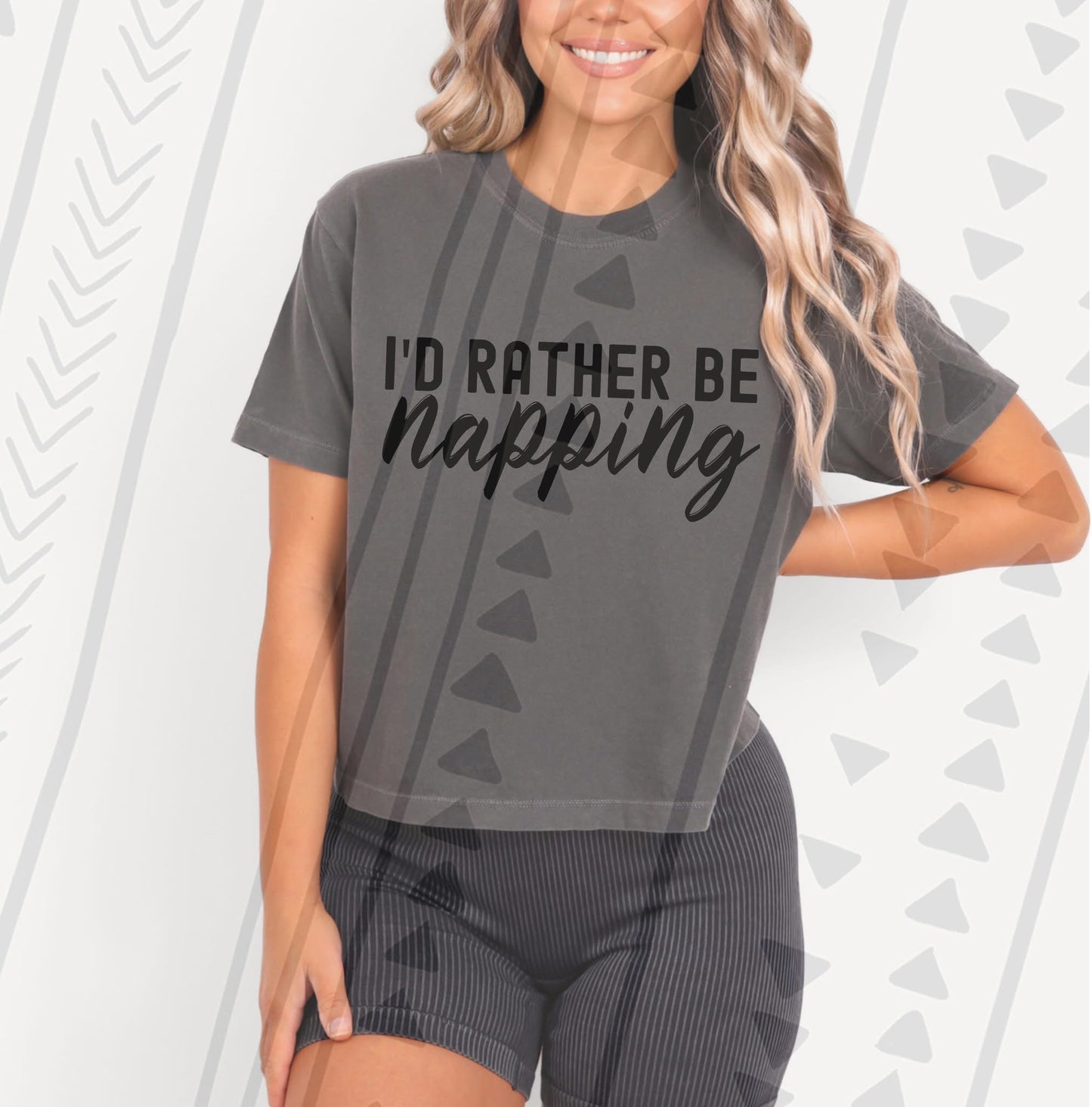 I’d rather be napping DTF Transfer