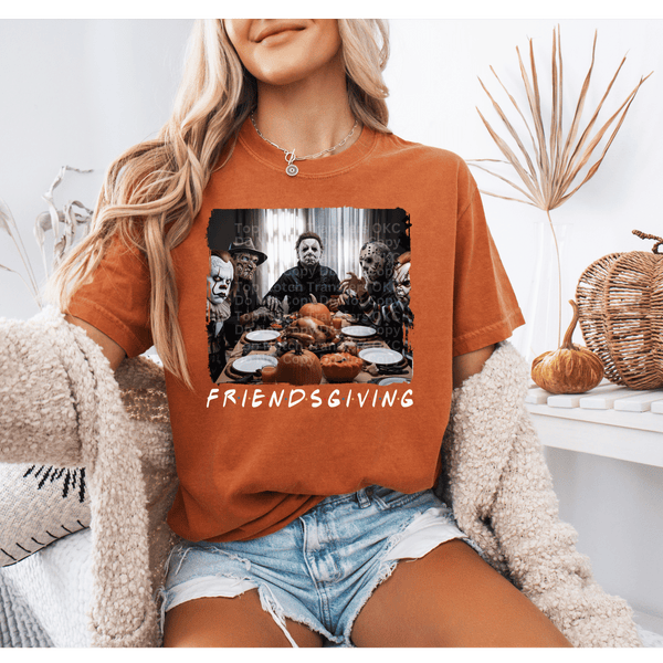 Horror Friendsgiving (White) DTF Transfer