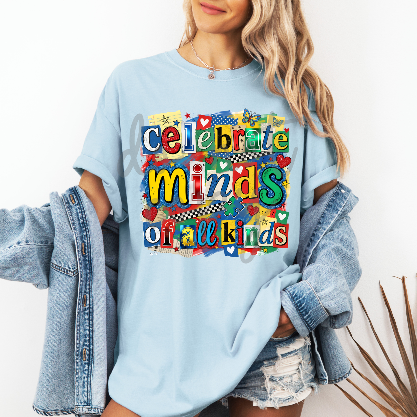 Celebrate Minds Of All Kinds DTF Transfer