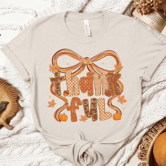 Thankful Bow DTF Transfer