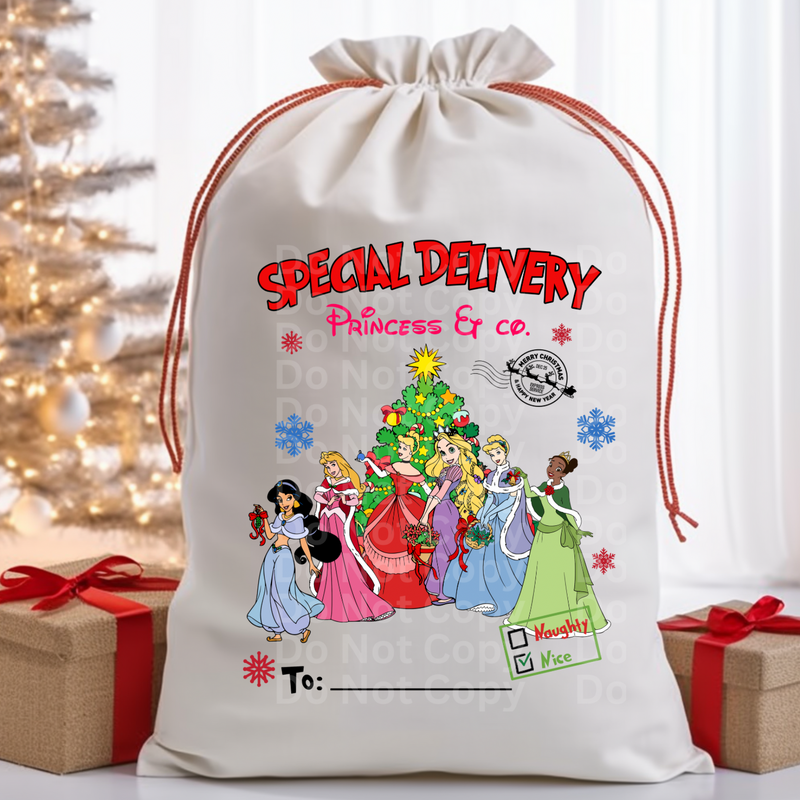 Santa Bag Design 18 DTF Print