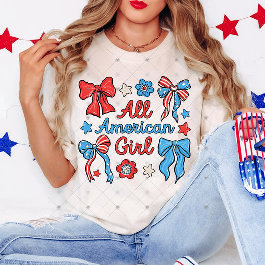 All American Girl DTF Transfers
