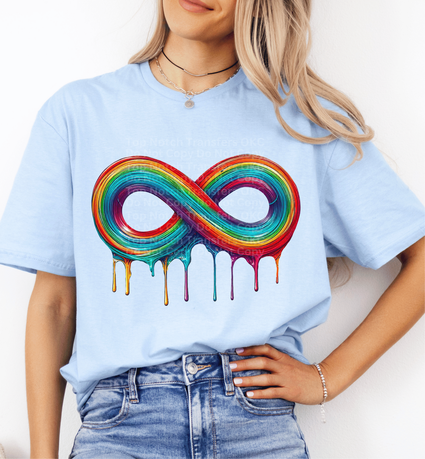 Autism Awareness Infinity DTF Transfer