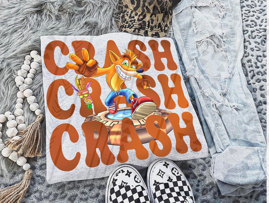 Crash DTF Transfer