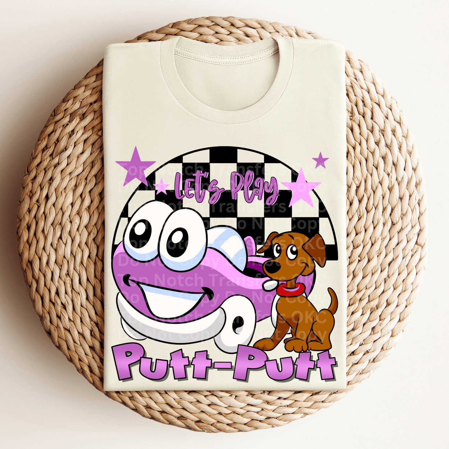 Putt Putt DTF Transfer