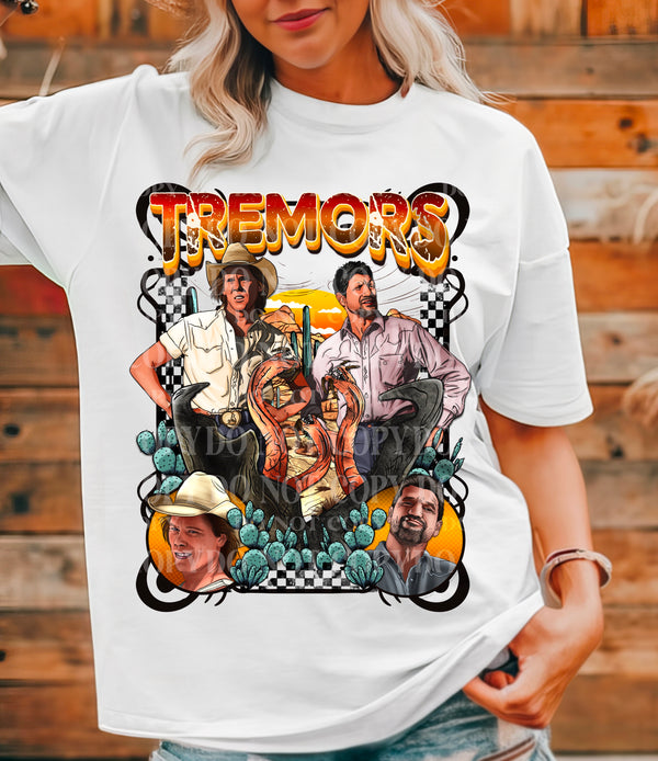 Tremors *Optional long sleeve design* DTF Transfer