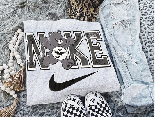 Spooky C Bear Swoosh DTF Transfer