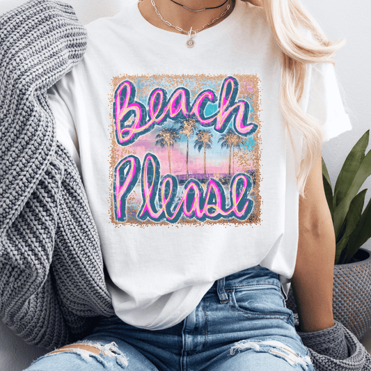 Beach Please DTF Transfer
