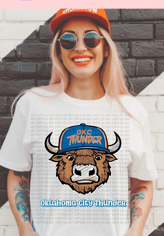 OKC Bison DTF Transfer