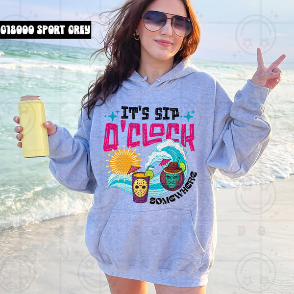 It’s Sip O’Clock Somewhere DTF Transfer
