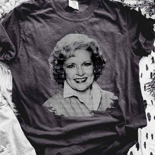 Betty Distressed DTF Transfer