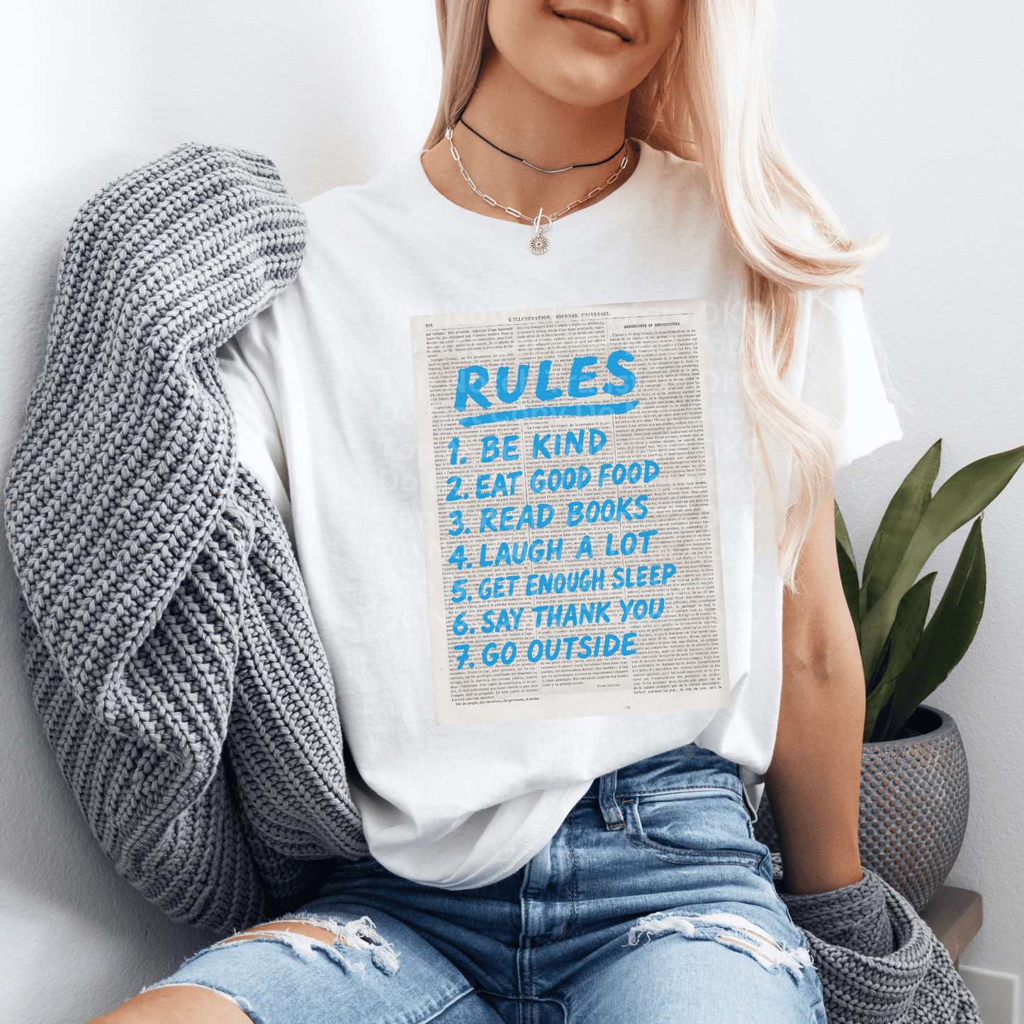 Newspaper- Rules DTF Transfer