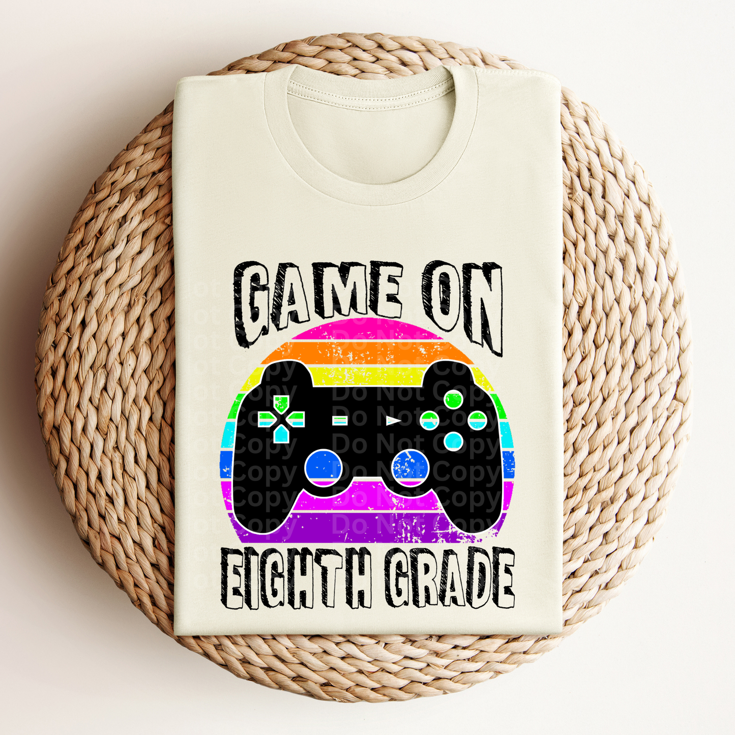 Game On Eighth Grade DTF Transfer