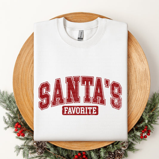 Santa's Favorite Red DTF Transfer