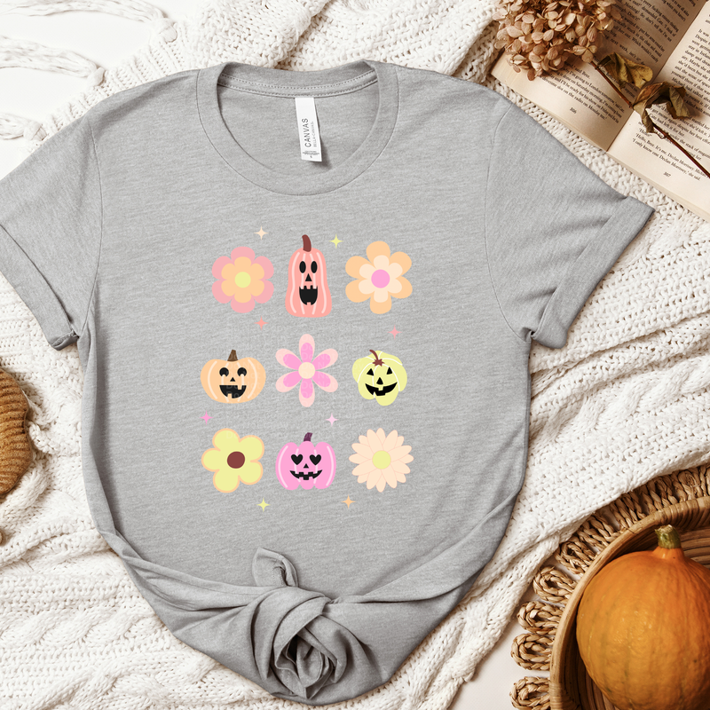 Pumpkin & Flower Coquette (Pastel) DTF Transfer