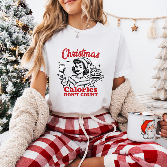Christmas Calories Don't Count 1 - Retro DTF Transfer