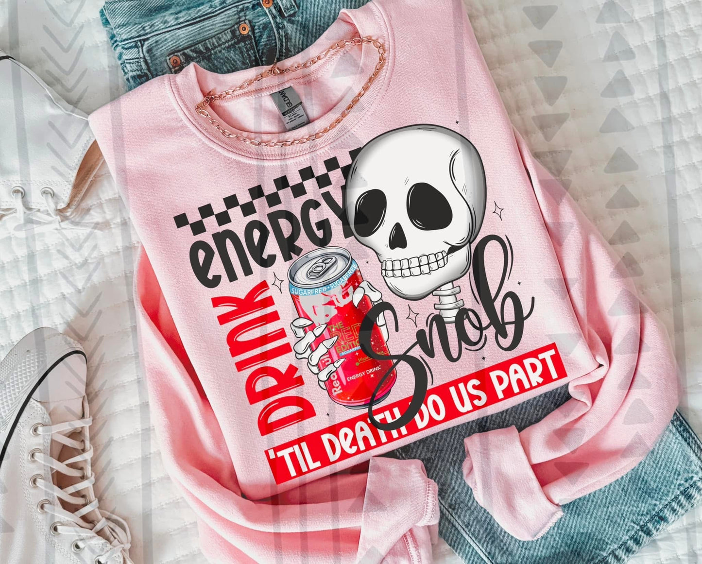 Energy Drink Snob Red Edition DTF Transfer