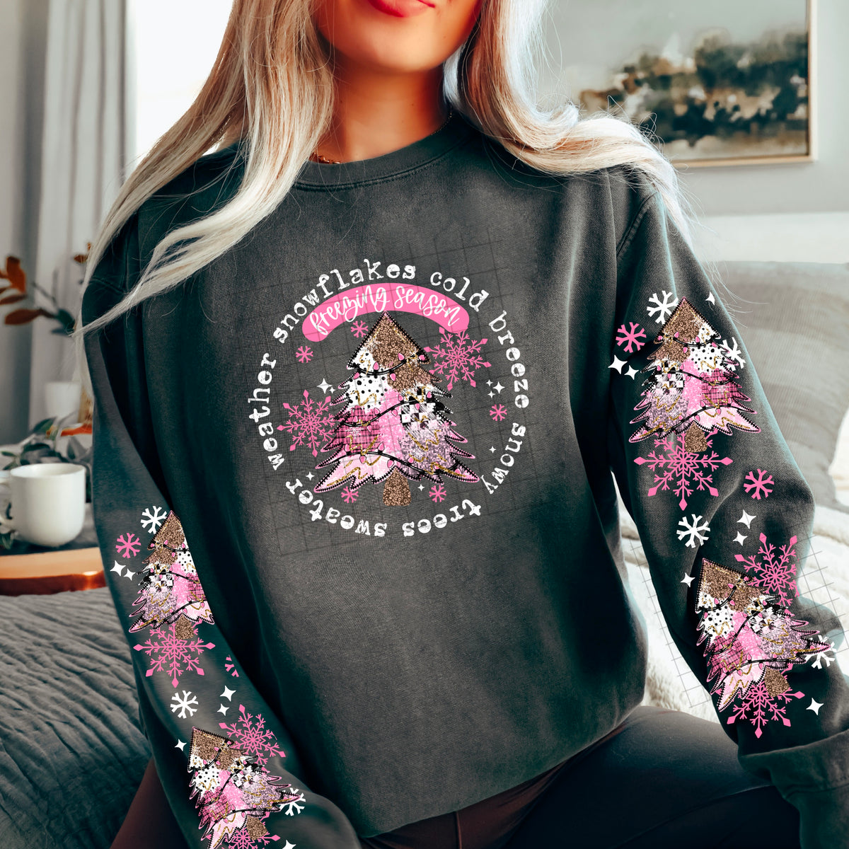 Sweater Weather *Optional long sleeve design* DTF Transfer